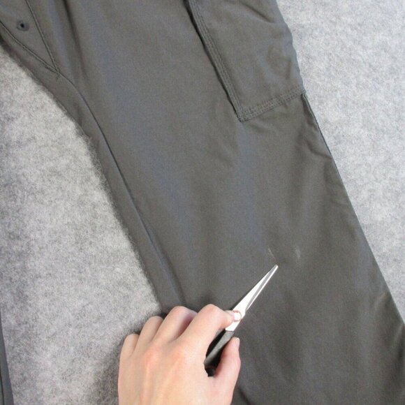 Prana Relaxed Fit Men Hiking Pants Convertible Roll Up Stretch 30 x 32 Gray 372 - Picture 10 of 16